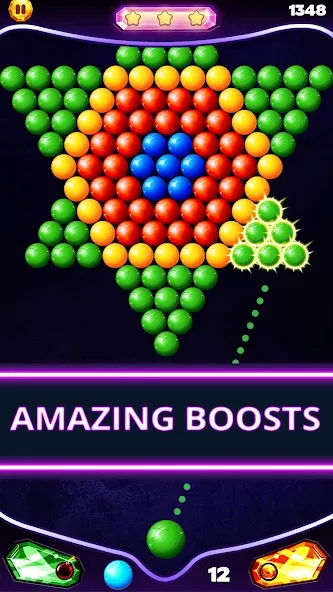 Bubble Shooter Classic (Бабл Шутер Классик) [МОД: Много монет, Открытые уровни и Мега MOD] Screenshot 1