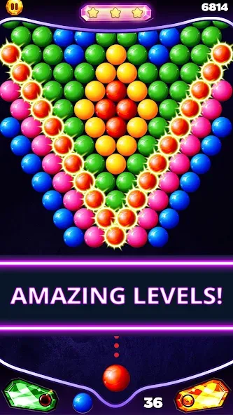 Bubble Shooter Classic (Бабл Шутер Классик) [МОД: Много монет, Открытые уровни и Мега MOD] Screenshot 3