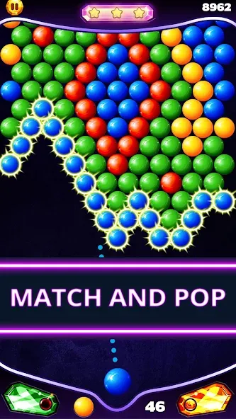 Bubble Shooter Classic (Бабл Шутер Классик) [МОД: Много монет, Открытые уровни и Мега MOD] Screenshot 4