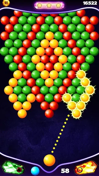 Bubble Shooter Classic (Бабл Шутер Классик) [МОД: Много монет, Открытые уровни и Мега MOD] Screenshot 5