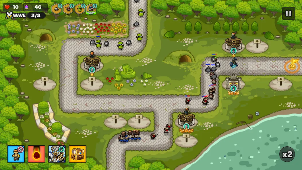 Gold tower defence M (Голд тауэр дефенс М) [МОД: Много денег, Монет и Все открыто] Screenshot 4