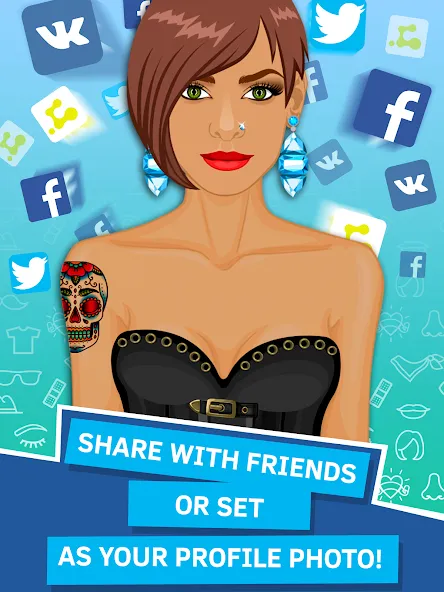 Avatar Creator App (Аватар Создатель) [МОД: Меню, Бесконечные монеты и Открытые уровни] Screenshot 2