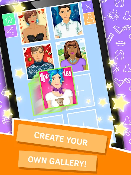 Avatar Creator App (Аватар Создатель) [МОД: Меню, Бесконечные монеты и Открытые уровни] Screenshot 3