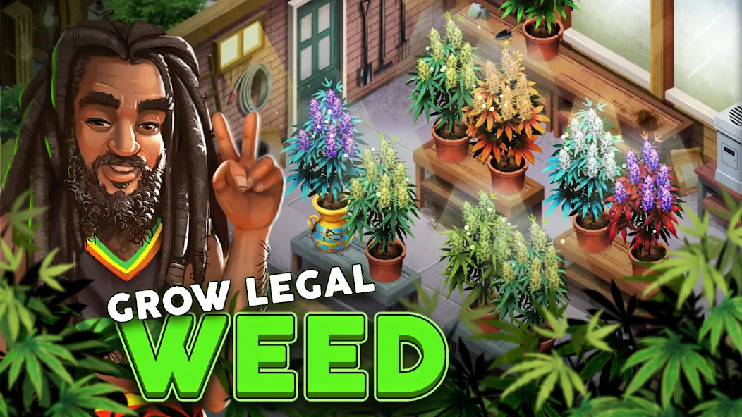 Hempire - Plant Growing Game (Хемпир) [МОД: Деньги, Монеты и Меню MOD] Screenshot 1