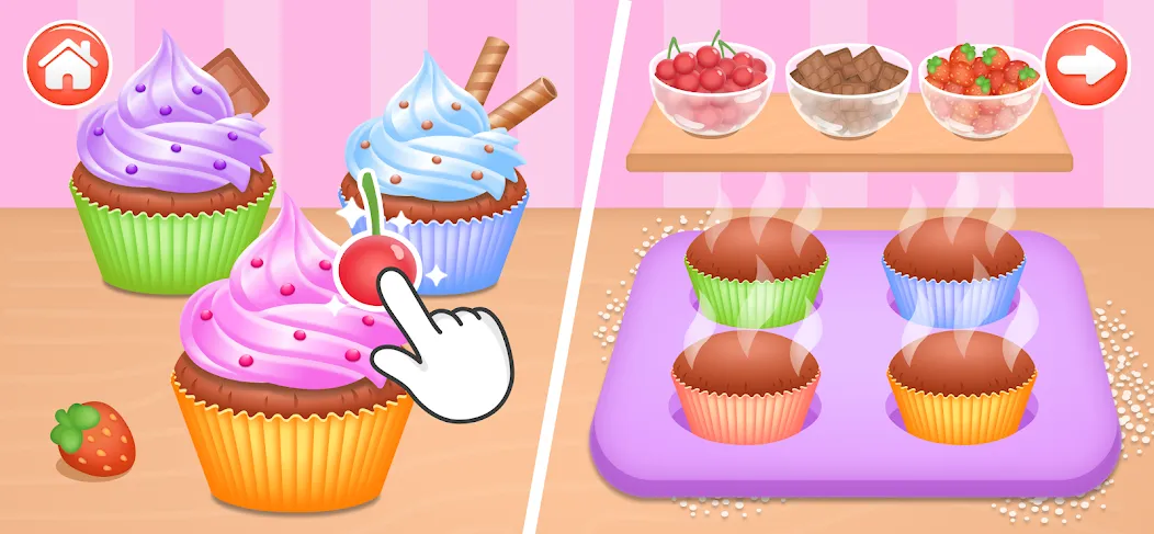 Kids Cooking Games 2+ Year Old [МОД: Деньги, Монеты и Меню MOD] Screenshot 3