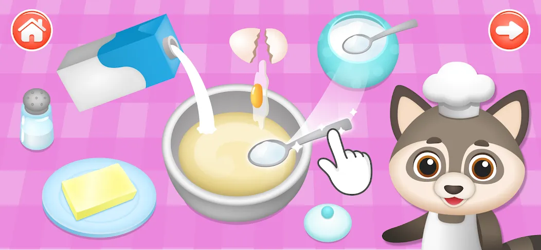 Kids Cooking Games 2+ Year Old [МОД: Деньги, Монеты и Меню MOD] Screenshot 4
