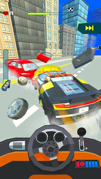 Crazy Rush 3D: Race Master (Крейзи Раш 3Д) [МОД: Меню, Бесконечные монеты и Открытые уровни] Screenshot 2