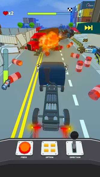 Crazy Rush 3D: Race Master (Крейзи Раш 3Д) [МОД: Меню, Бесконечные монеты и Открытые уровни] Screenshot 3