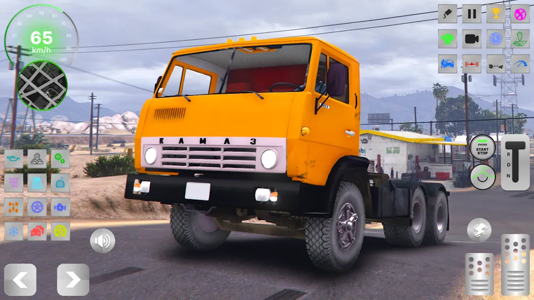 KAMAZ: Ultimate Russian Truck [МОД: Деньги, Монеты и Меню MOD] Screenshot 1
