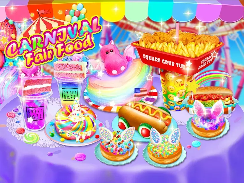 Unicorn Chef Games for Teens (Юникорн Шеф Игры для Подростков) [МОД: Деньги, Монеты и Меню MOD] Screenshot 1