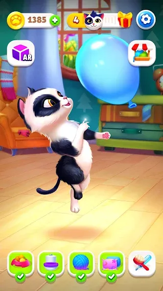 My Cat - Virtual pet simulator (Мой кот) [МОД: Много монет, Открытые уровни и Мега MOD] Screenshot 4