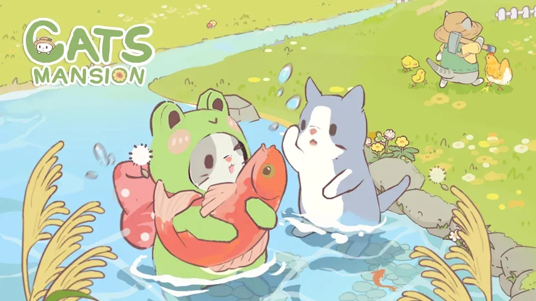 Cats Mansion: Cat Games (Кэтс Мэншн) [МОД: Много денег, Монет и Все открыто] Screenshot 1