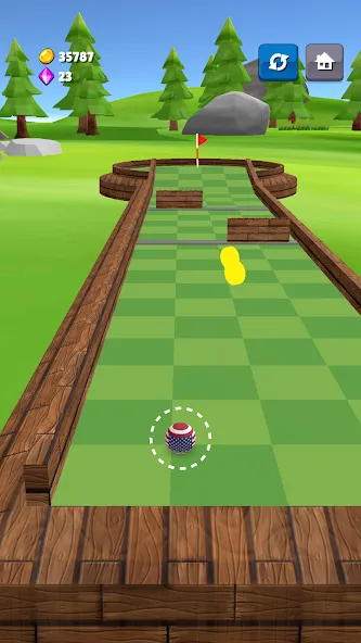 Mini Golf Game - Putt Putt 3D (Мини Гольф Челлендж) [МОД: Бесконечные деньги, Монеты и Мега MOD] Screenshot 1