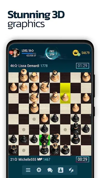Chess Online [МОД: Деньги, Монеты и Меню MOD] Screenshot 1