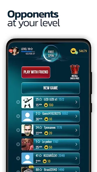 Chess Online [МОД: Деньги, Монеты и Меню MOD] Screenshot 5