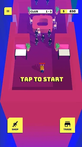 Nightclub Warfare: Roblominer (Найтклаб Варфер) [МОД: Меню, Бесконечные монеты и Открытые уровни] Screenshot 1