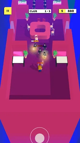 Nightclub Warfare: Roblominer (Найтклаб Варфер) [МОД: Меню, Бесконечные монеты и Открытые уровни] Screenshot 5