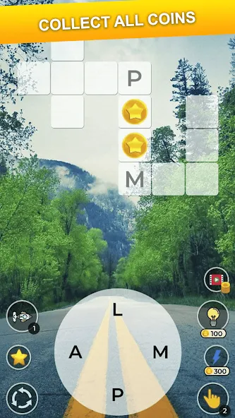 Tricky Words: Word Connect [МОД: Меню, Бесконечные монеты и Открытые уровни] Screenshot 3