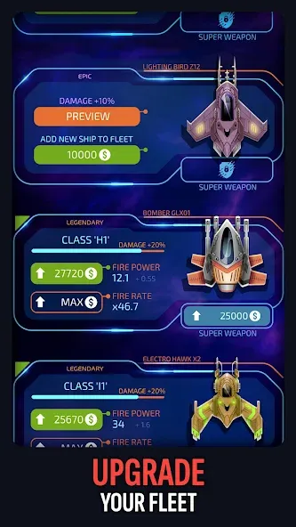 Galaxy Keeper: Space Shooter [МОД: Бесконечные деньги, Монеты и Мега MOD] Screenshot 4