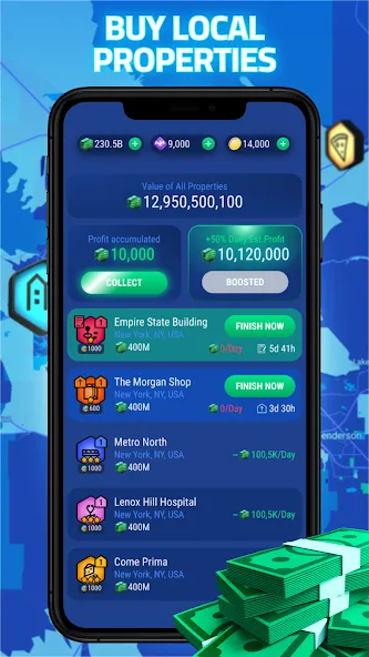 Landlord Go - Real Estate Game (Лэндлорд ГО) [МОД: Все открыто, Дополнительные деньги и Меню MOD] Screenshot 4