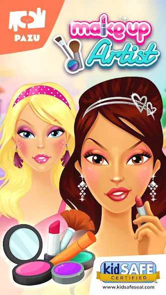 Makeup Girls - Games for kids [МОД: Деньги, Монеты и Меню MOD] Screenshot 1