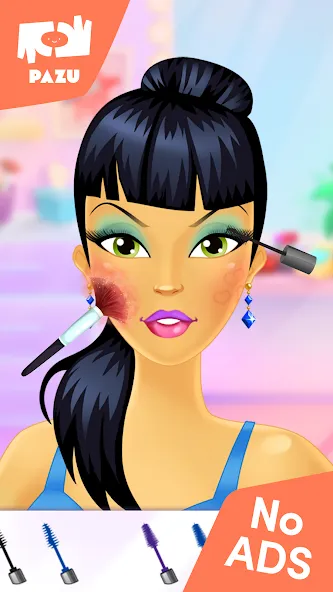Makeup Girls - Games for kids [МОД: Деньги, Монеты и Меню MOD] Screenshot 2