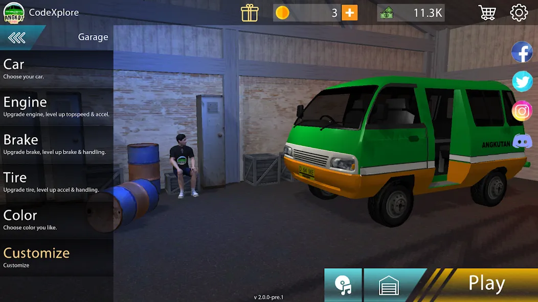 Angkot d Game (Ангкот д Гейм) [МОД: Бесконечные деньги, Монеты и Мега MOD] Screenshot 1