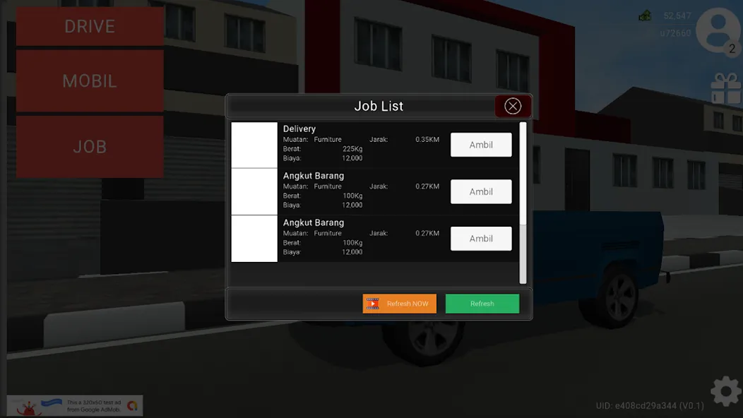 Pickup Simulator ID (Пикап Симулятор ) [МОД: Деньги, Монеты и Меню MOD] Screenshot 2