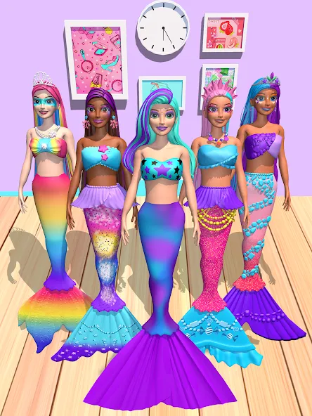 Color Reveal Suprise Doll Game (Цветной сюрпризный кукольный игровой набор) [МОД: Бесконечные деньги, Монеты и Мега MOD] Screenshot 3