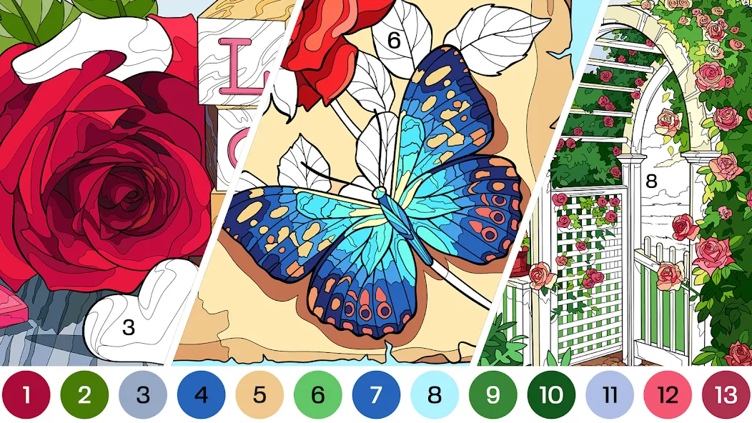 Tap Color Pro: Color By Number (Тап Колор Про) [МОД: Бесконечные деньги, Монеты и Мега MOD] Screenshot 2
