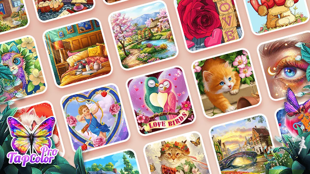 Tap Color Pro: Color By Number (Тап Колор Про) [МОД: Бесконечные деньги, Монеты и Мега MOD] Screenshot 3