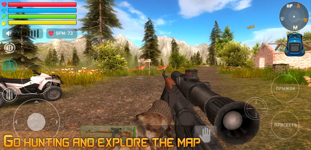 Russian Car Driver Uaz Hunter [МОД: Все открыто, Дополнительные деньги и Меню MOD] Screenshot 3