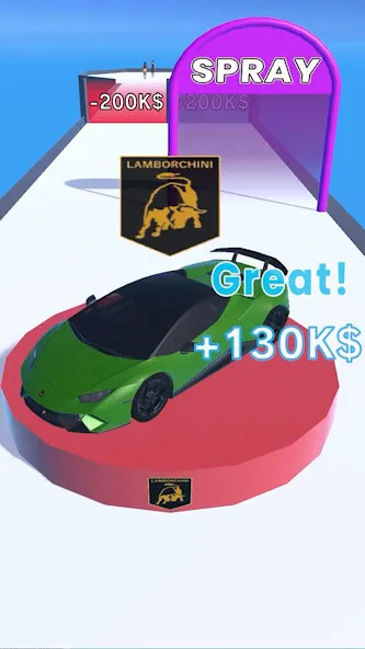 Get the Supercar 3D (Гет зе Суперкар 3Д) [МОД: Много денег, Монет и Все открыто] Screenshot 1
