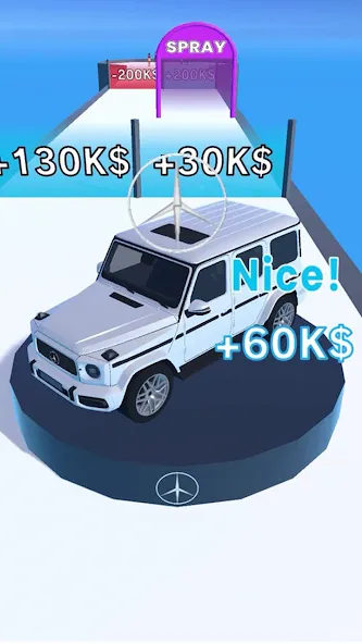 Get the Supercar 3D (Гет зе Суперкар 3Д) [МОД: Много денег, Монет и Все открыто] Screenshot 3