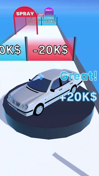 Get the Supercar 3D (Гет зе Суперкар 3Д) [МОД: Много денег, Монет и Все открыто] Screenshot 4