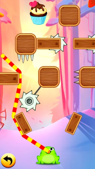 Frog Thife: Candy Thief Puzzle (Фрог Тифе) [МОД: Много монет, Открытые уровни и Мега MOD] Screenshot 1
