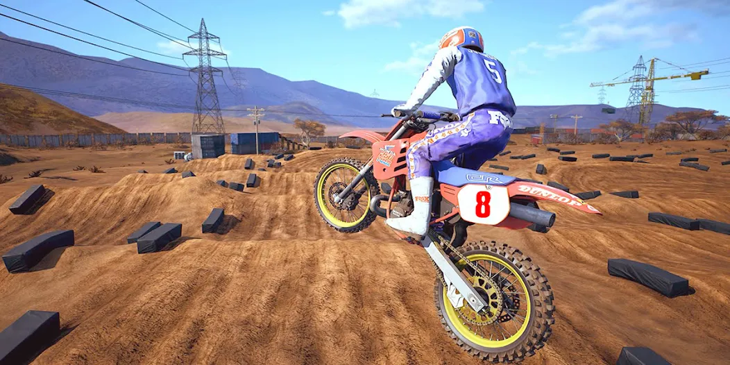 Dirt MX Bikes KTM Motocross 3D (Дирт МХ Байкс КТМ Мотокросс 3Д) [МОД: Бесконечные деньги, Монеты и Мега MOD] Screenshot 3