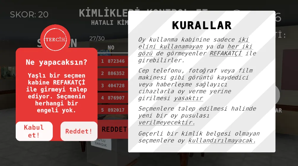 Seçim 2023 Müşahit oyunu [МОД: Много денег, Монет и Все открыто] Screenshot 5