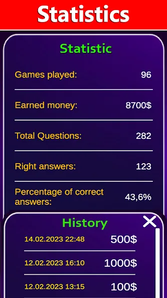 Millionaire 2024 [МОД: Бесконечные деньги, Монеты и Мега MOD] Screenshot 4