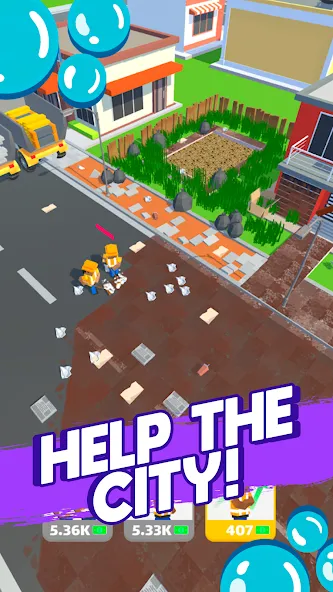 Cleaning Idle (Клининг Айдл) [МОД: Все открыто, Дополнительные деньги и Меню MOD] Screenshot 4