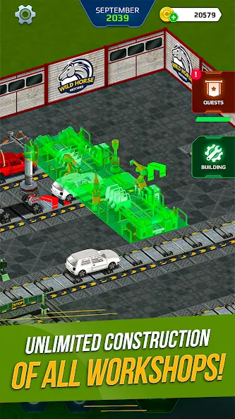 Car Factory Simulator [МОД: Деньги, Монеты и Меню MOD] Screenshot 4