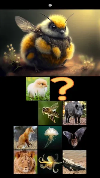Hybrid Animals Crazy Lab Quiz (Хибридные животные Сумасшедшая лаборатория Викторина) [МОД: Меню, Бесконечные монеты и Открытые уровни] Screenshot 1