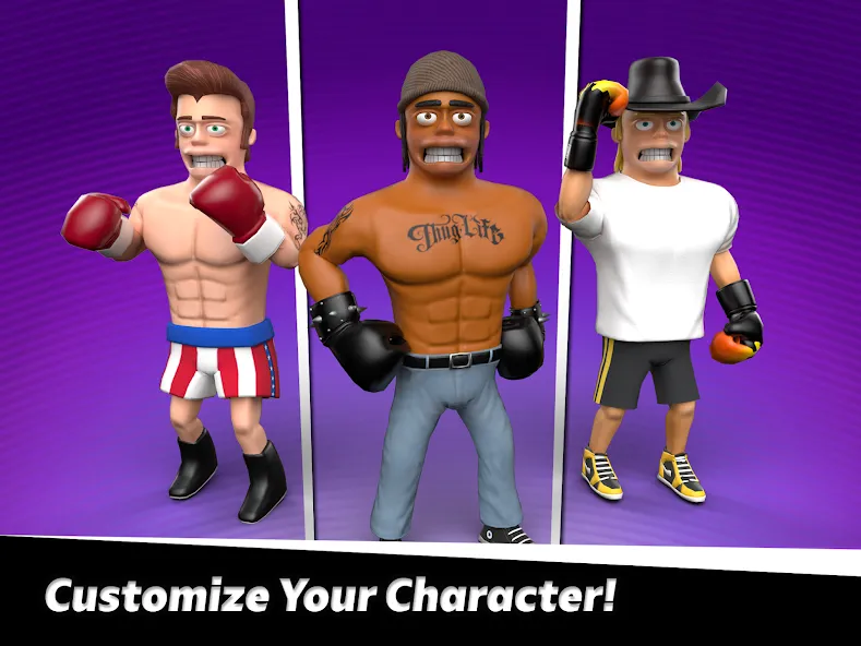 Smash Boxing: Punch Hero (Смэш Боксинг) [МОД: Меню, Бесконечные монеты и Открытые уровни] Screenshot 2