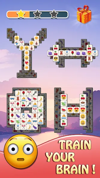 Tile Match Emoji -Triple Tile (Тил Матч Эмоджи) [МОД: Все открыто, Дополнительные деньги и Меню MOD] Screenshot 5