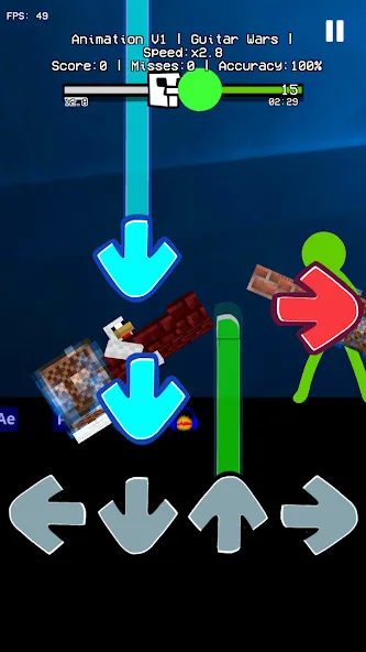 Beat Fight Stickman Full Week (Анимация 1 Полный Мод) [МОД: Деньги, Монеты и Меню MOD] Screenshot 3