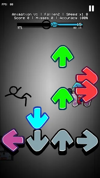 Beat Fight Stickman Full Week (Анимация 1 Полный Мод) [МОД: Деньги, Монеты и Меню MOD] Screenshot 5