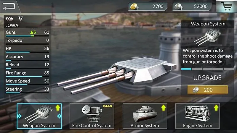 Warship Attack 3D [МОД: Деньги, Монеты и Меню MOD] Screenshot 3