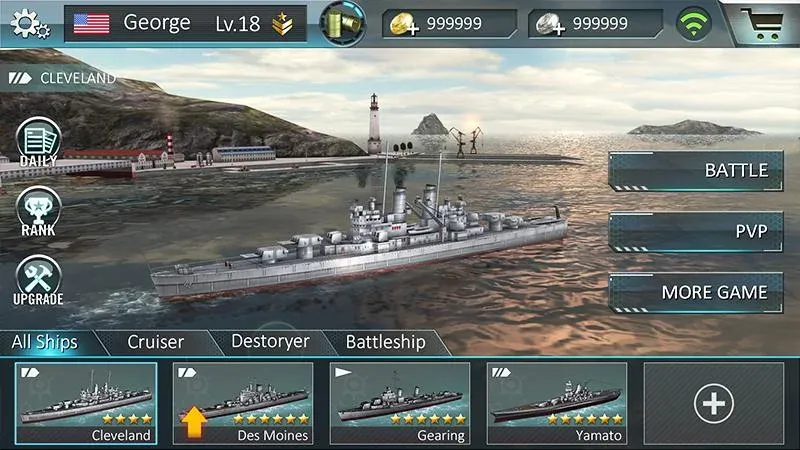 Warship Attack 3D [МОД: Деньги, Монеты и Меню MOD] Screenshot 5