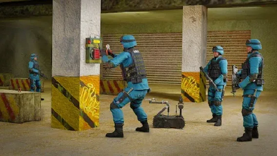 Army Bomb Games 3D Nuclear War [МОД: Много монет, Открытые уровни и Мега MOD] Screenshot 1