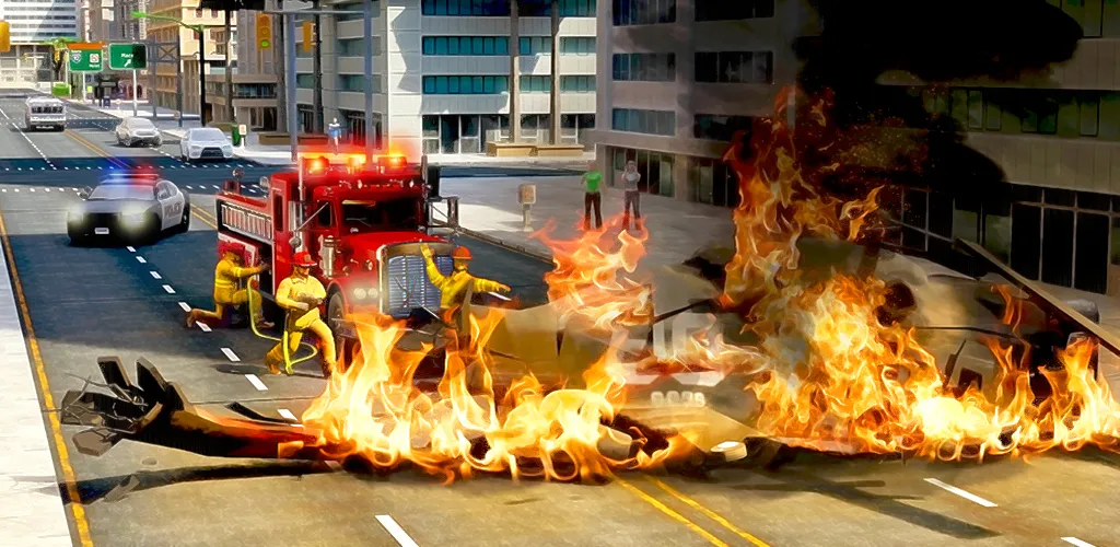 Real Firefighter 3D Simulator (Реальный Пожарник 3D Симулятор) [МОД: Бесконечные деньги, Монеты и Мега MOD] Screenshot 1